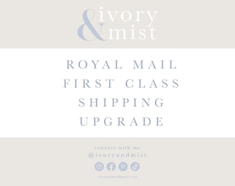 Royal Mail 1st Class Shipping Upgrade – Faster Delivery Incase You Didn't Upgrade at Checkout