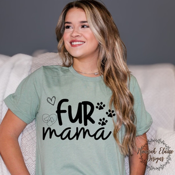 Fur Mama PNG- Cat Mama PNG- Dog Mama PNG- Digital Download- Sublimation