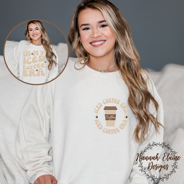 Iced Coffee Era PNG- Coffee PNG- Coffee Cup PNG- with Pocket- Digital Download- Sublimation