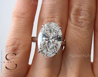 Oval Lab Grown Diamond Engagement Ring, 14K Yellow Gold Tulip Halo, Custom Bridal Ring