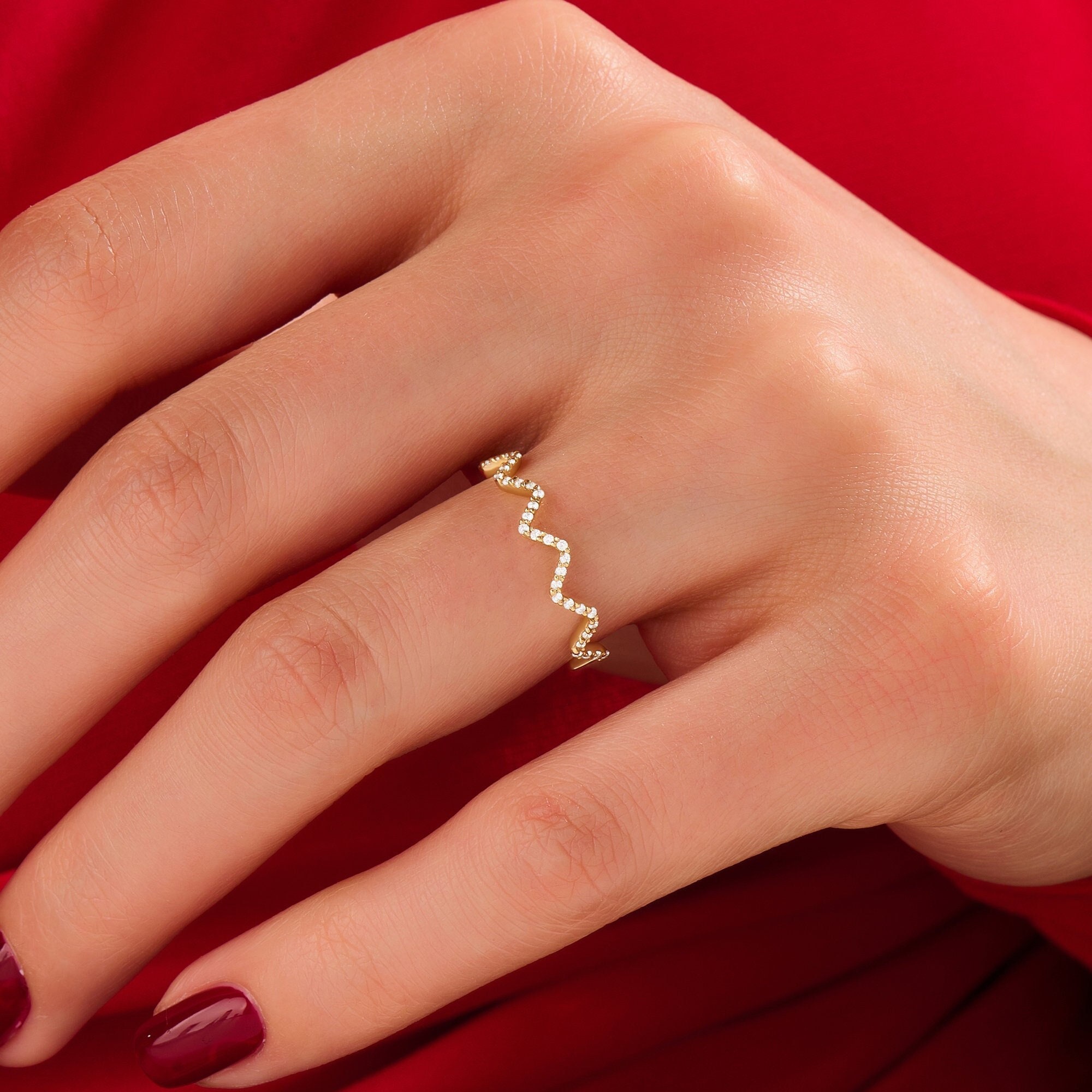 Pandora Zigzag Ring Etsy UK