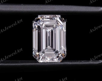 IGI Certified 1 Ct, 1.5 Ct, 2 Ct, 2.5 Ct, 3 Ct Emerald Brilliant Cut Lab Grown Diamond Lab Created Loose Diamond for Engagement Ring