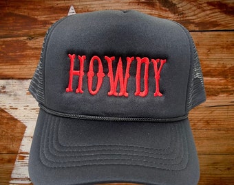 HOWDY Embroidered Trucker Hat