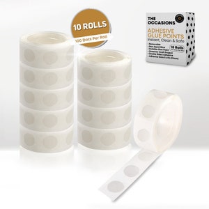 100 Pcs/lot Glue Point Clear Balloon Removable Adhesive Dots Double Sided  Dots of Glue Tape