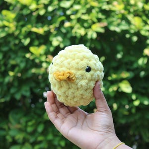 Crochet Duck Plushie - cute duck stressball, duck plushie, cute crochet gifts, handmade crochet, desk pet, cute stressball, cute present