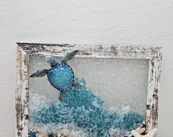 Coastal Turtle Wall Art
