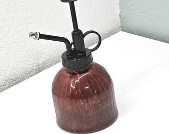 Handmade Resin Plant Mister: Alcohol Ink Glass Spray Bottle, Boho Decor