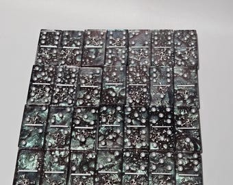 Handcrafted Resin Domino Set – Double Six (28 Tiles)