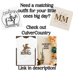 First Rodeo Birthday Name Sign, Happy Birthday Decal, Sign for Balloon ...