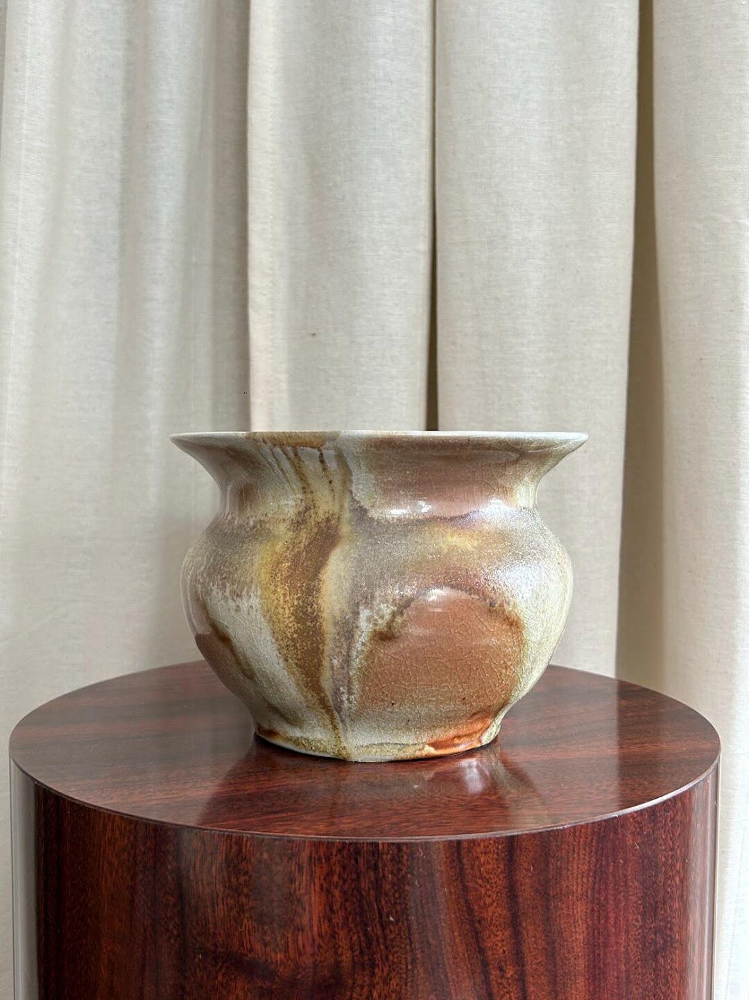 Vintage Studio Pottery Handmade Ceramic Vase Planter Pot - Etsy