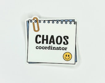 Pegatina del Coordinador del Caos