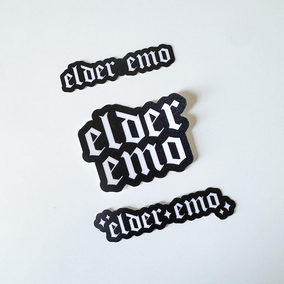 Elder Emo Sticker