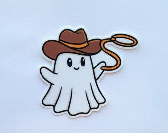 Cowboy Ghost Sticker