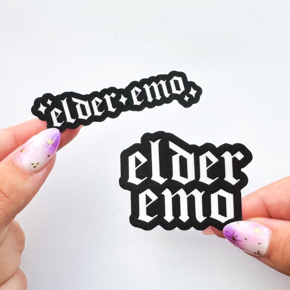 Elder Emo Sticker