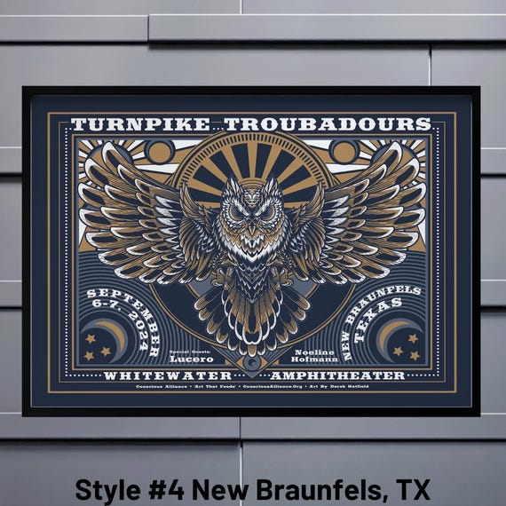 Turnpike Troubadours Posters - Turnpike Troubadours New Braunfels