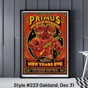 Primus All Gig Posters - Primus Colorado Springs Ford Amphitheater Poster - Primus Dillon Poster - Primus Poster Print - Primus Gift