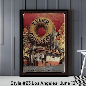 Pósters de todos los conciertos de Tyler Childers - Póster del VyStar Veterans Memorial Arena de Jacksonville - Póster de Tyler Childers en el Kroger Field de Lexington, Kentucky