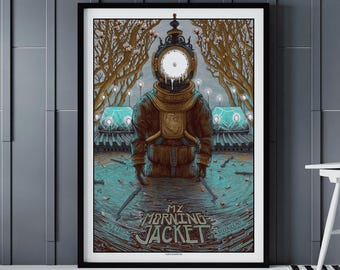 My Morning Jacket Gig Poster - My Morning Jacket The Factory St Louis Poster - My Morning Jacket Print - My Morning Jacket Poster