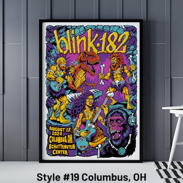 Blink 182 Poster of Band Etsy Blink 182 Poster of Band Etsy