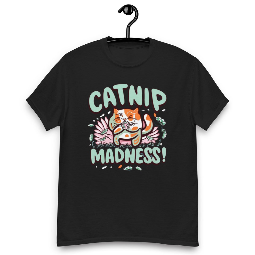 Catnip Madness Shirt Funny Cat Shirts Halloween Cat Shirt for Etsy