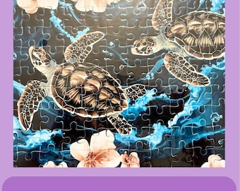 Sublimation Puzzle: Sea Turtles
