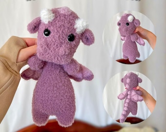 No Sew Dragon Pattern | Soup Belly Crochet Amigurumi PDF