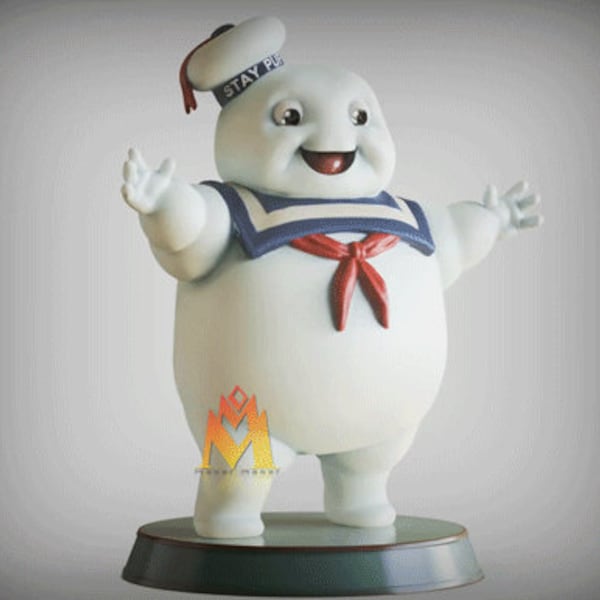 Inspired Baby Marshmallow Man Abs High Quality 12K Resin 3D Printed Figure Fan Art Statue, Horror Movie Statue