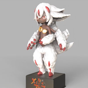 Lanuta Standing Pose, Made in Babyss Abs High Quality 12K Resin 3D Printed Figure, Made in Babyss Fan Art Statue, Anime Figurine