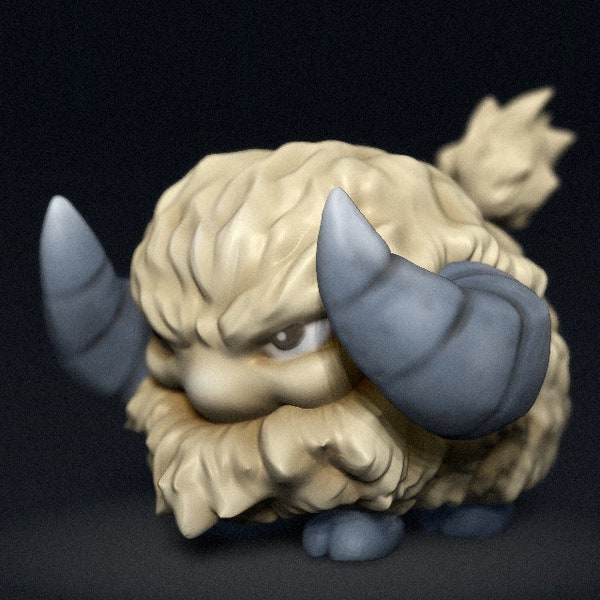 Boss de guerre Goodball du MMORPG Bofus, figurine imprimée 3D en résine 12 carats de haute qualité, statue de fan art, figurine de jeu vidéo à collectionner