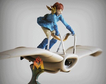 Nautilia High Quality 12K Resin 3D Printed Figure from Nautilia of the Ranch of the Wind Fan Art Statue, Studio Pipi Anime Figurine
