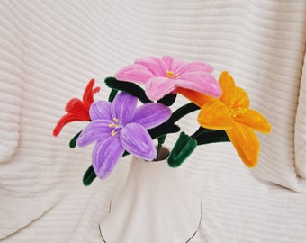 Handgemaakt Pijpenrager Bloemen Lily