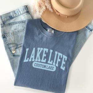 Custom Lake Life Shirt, Lake Tshirt, Lake House Gift, Lake Lover Shirt, Lake Camping Top, Group Lake Vacation Tee, On The Lake, Camper Shirt