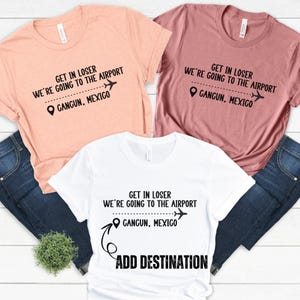 Custom Funny Family Vacation Shirt Group Adventure Shirt Travel Friends trip tshirt Girls Weekend Matching shirt Funny Adventure Vacay Tee