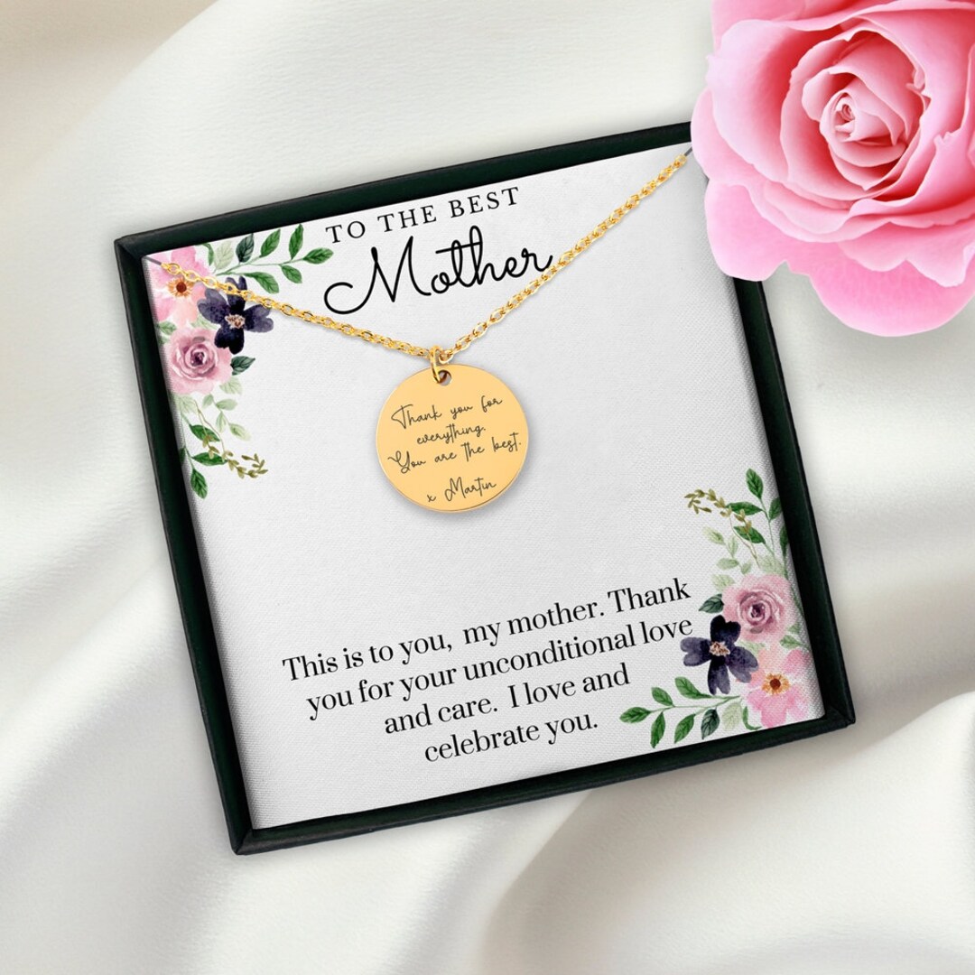 Custom Mother's Necklace, Gift for Mom, Mom Gift, Personalized Necklace