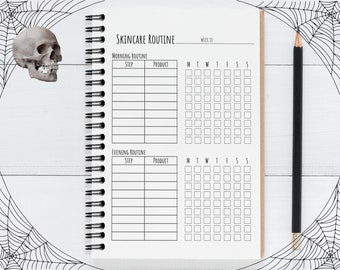 Skincare Routine Planner - Etsy