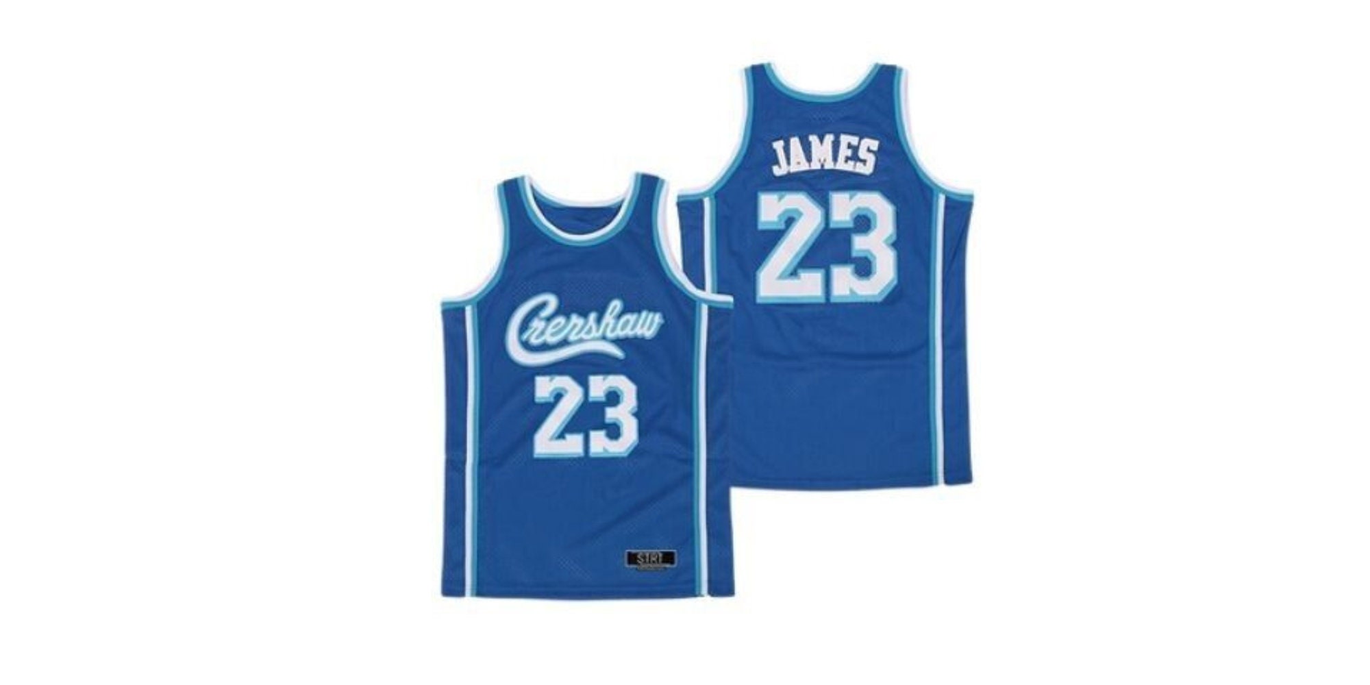 Lebron James #23 Crenshaw Lakers Headgear Classics NBA Basketball jersey  SZ-XL
