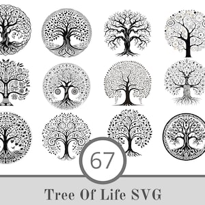 67 Tree Of Life svg laser digital tree family svg files for cricut svg