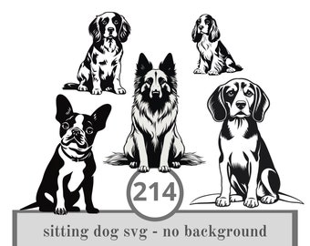 214 Dog Svg, Dog Clipart, Dog Breed Svg , Dog Svg Cut Files , Dog cricut Svg, Laser Engraving Dog Svg