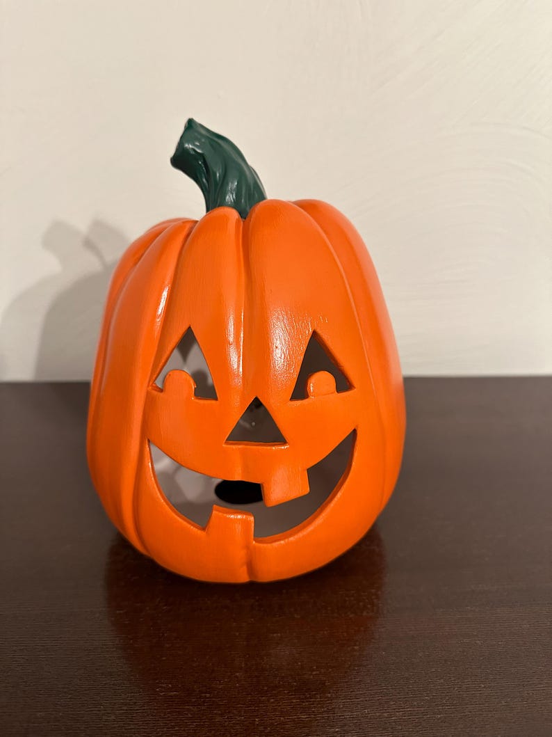 Vintage Ceramic Jack O Lantern