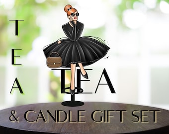 Set de regalo de lujo de té y velas, Spa Bliss, Coastal Calm