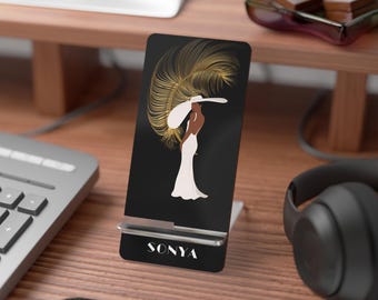 Soporte personalizado para smartphone - Diseño de damas del Renacimiento de Harlem - Dama 1
