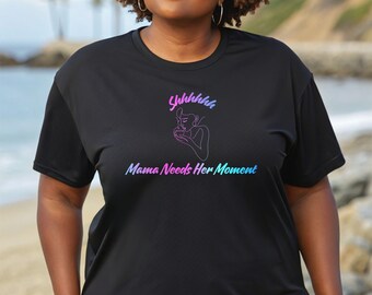 Camiseta holgada "Mamá necesita su momento", ropa informal cómoda