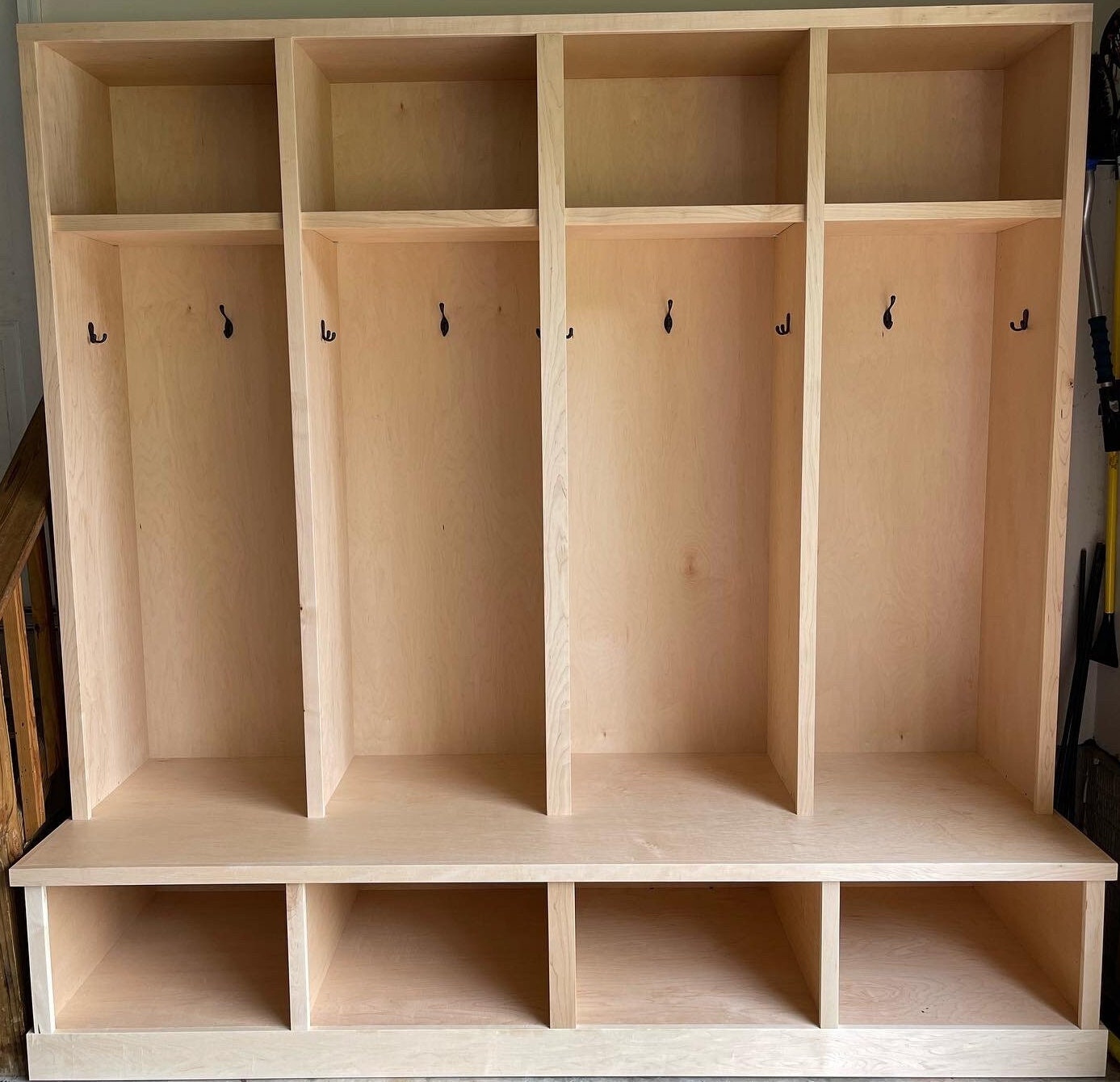 Mudroom Bench & Lockers Builtin DIY Build Plan With Cutlist Etsy