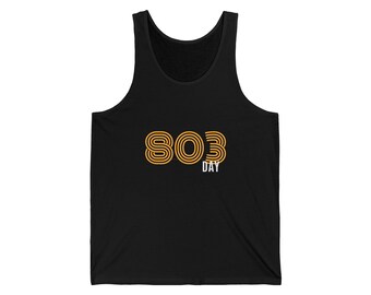 Eight Zero Three Day Unisex Jersey Tank