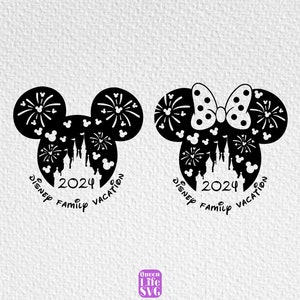 Mouse Ear Family Trip Svg, Family Trip 2024 Svg, Theme Park Family Vacation 2024 SVG Png Eps, Custom Family Svg, Cut File Cricut Svg