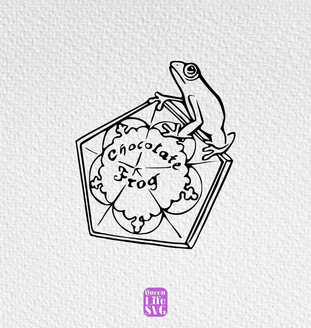 Chocolate Frog Svg, Wizardy Svg, Magic Frog Svg, Wizard School Svg