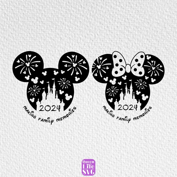 Making Family Memories Svg, Mouse Trip Svg, Family Park Vacation 2024 Svg, Magical Trip Svg, Family Trip 2024 Svg, Mouse Ears Svg