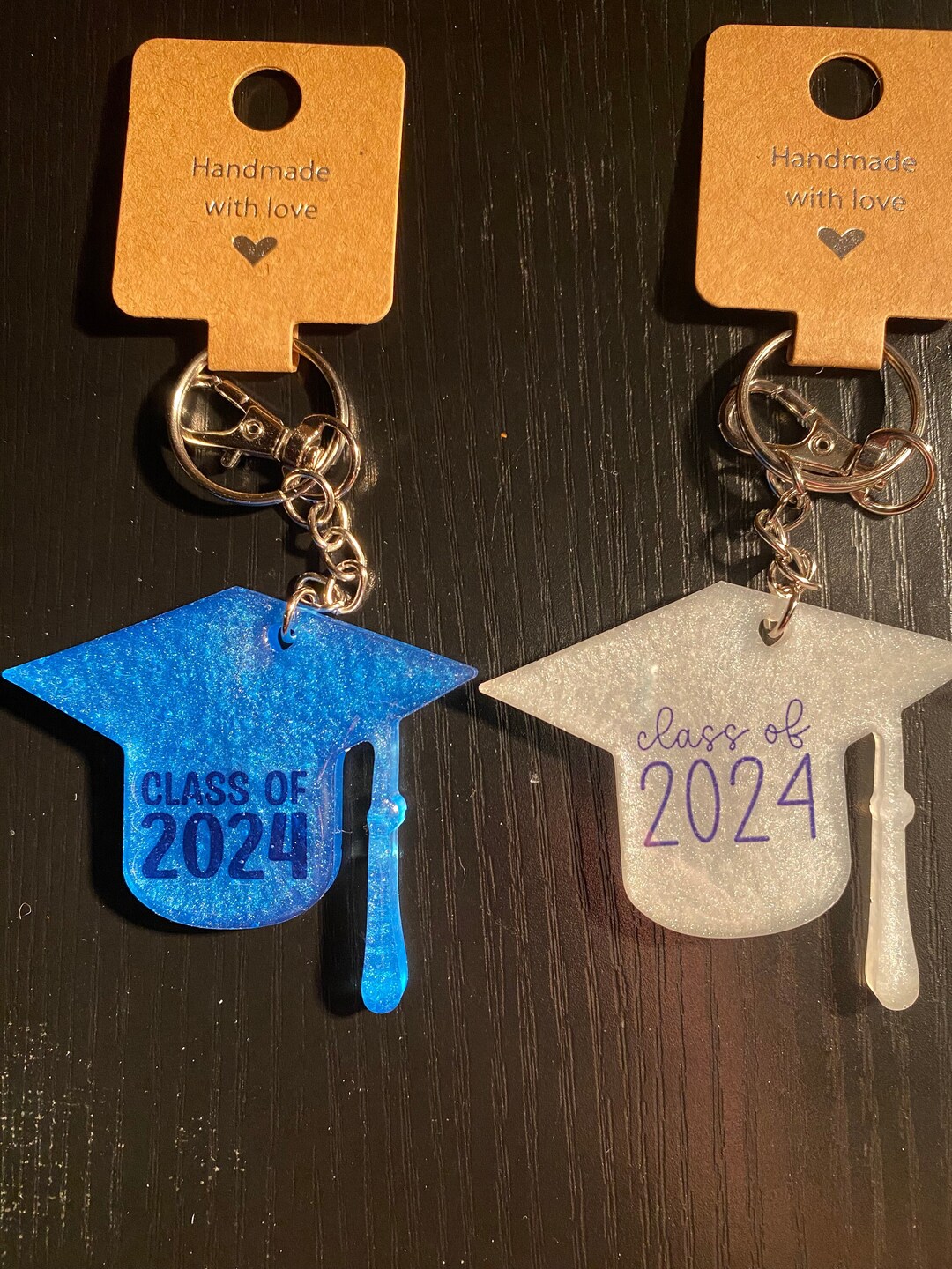 Graduation Cap Keyrings 6-Pack Graduation Cap Keychains - Class Of 2025 ...