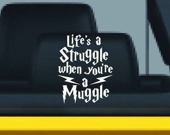 Muggle Struggle Sticker