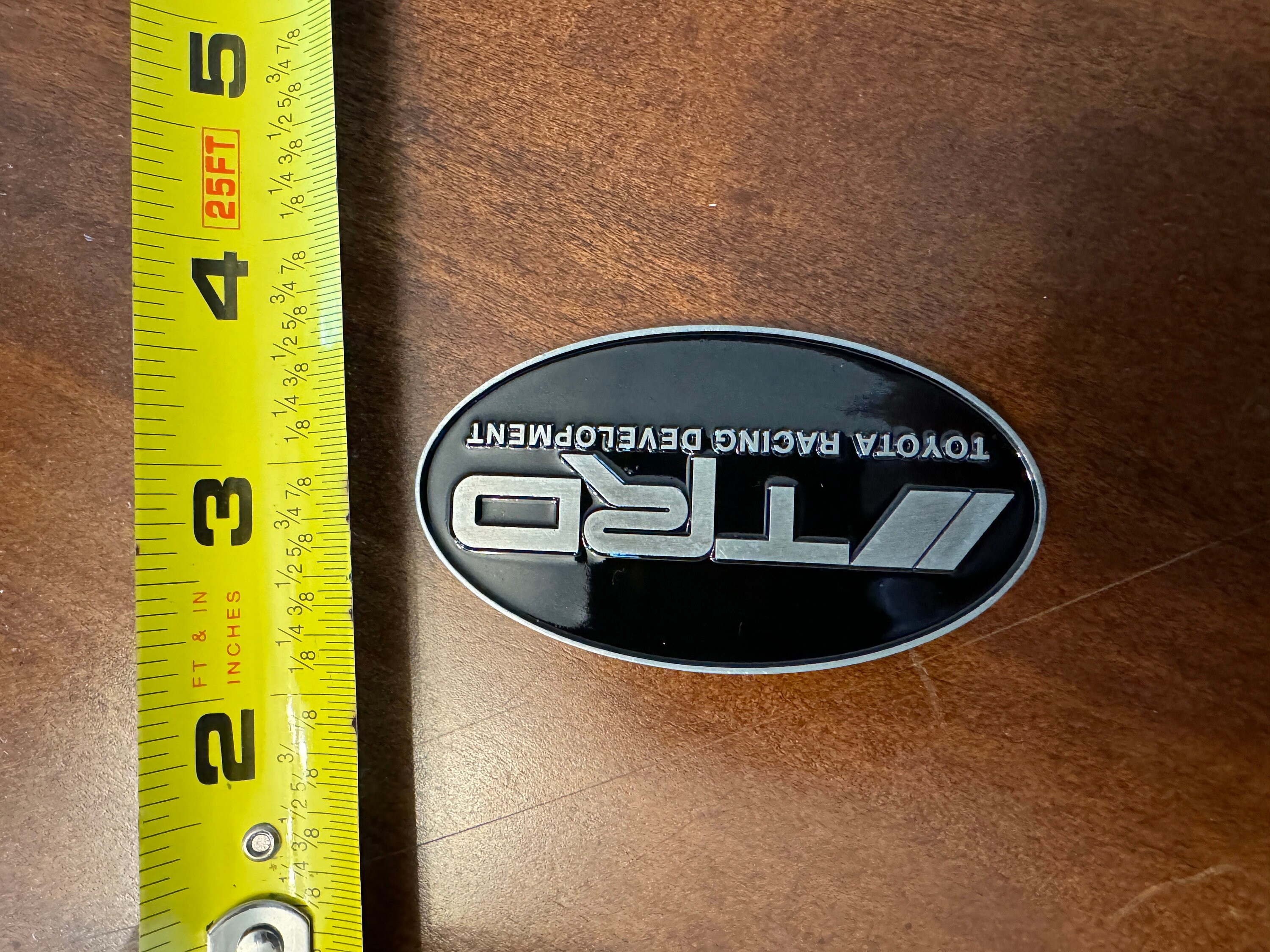 Toyota TRD Black/silver Emblem: Nickel Alloy Badge (70x40mm) - Etsy